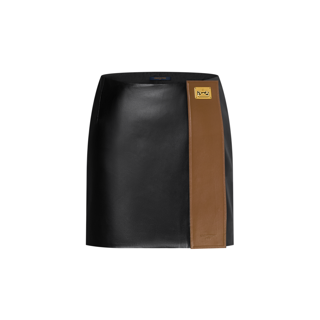 カラーブロック レザーミニスカート ｜ルイ・ヴィトン 公式サイト - 1AJYIS